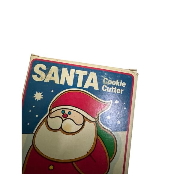 Santa Cookie Cutter 7.5" Fox Run Craftsman USA #3610 Original Box 1987 VTG Read - Picture 3 of 8